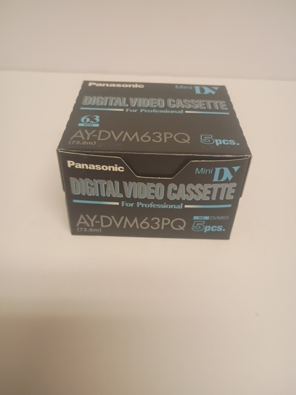 Panasonic Mini DV AY-DVM63PQ Digital Video Cassette Tapes Pack of 5 Professional